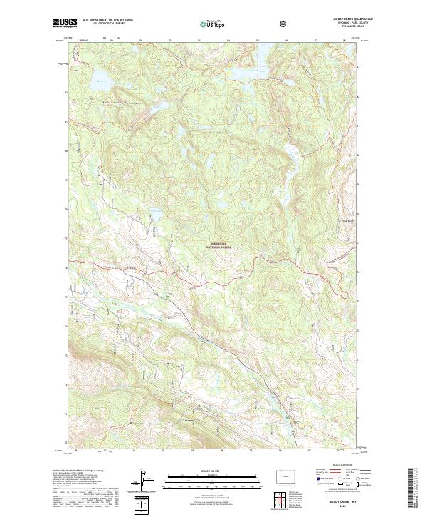 Muddy Creek 2021 topographic map thumbnail
