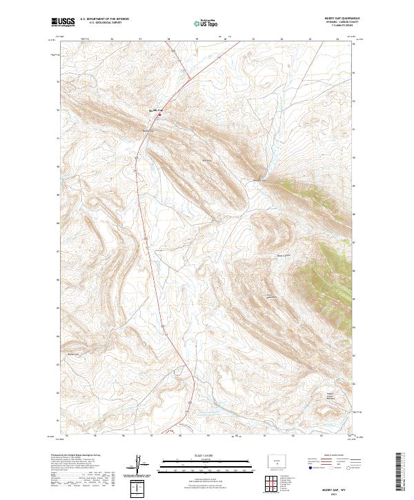 Muddy Gap topographic map thumbnail