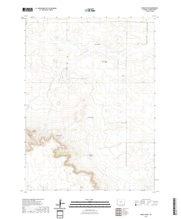 Needle Rock topographic map thumbnail