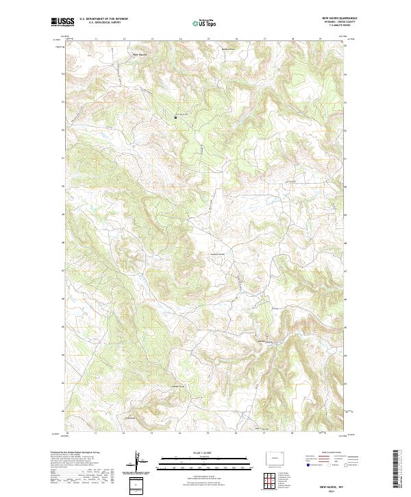 New Haven 2021 topographic map thumbnail