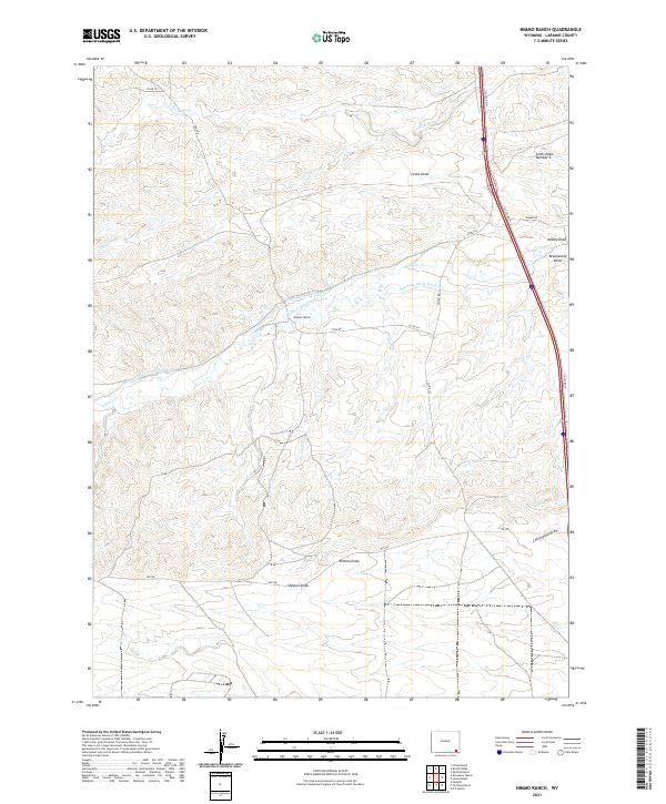 Nimmo Ranch 2021 topographic map thumbnail
