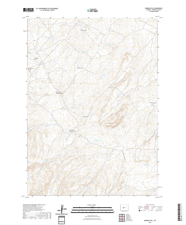 Ninemile Hill topographic map thumbnail