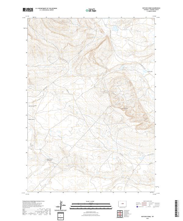 Notches Dome topographic map thumbnail