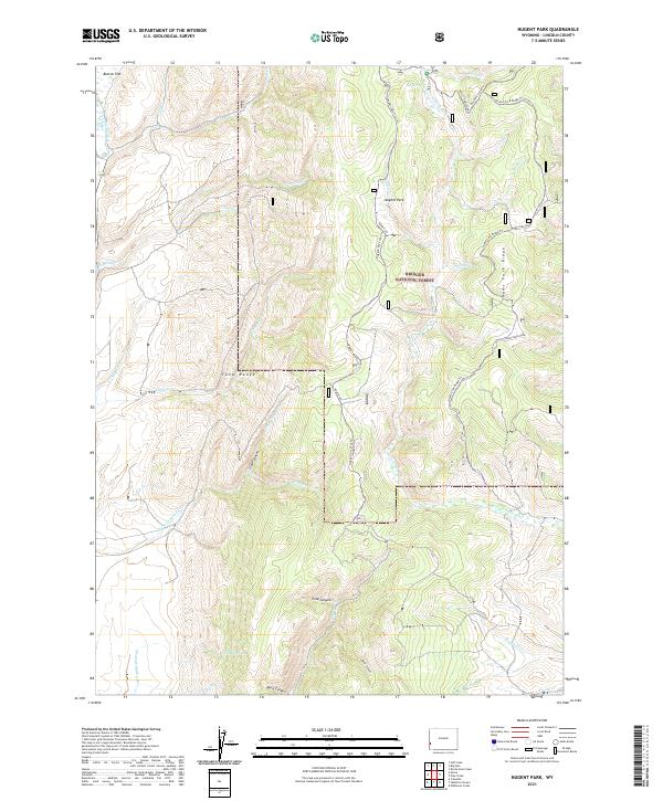 Nugent Park topographic map thumbnail