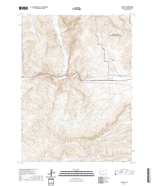 Nugget topographic map thumbnail