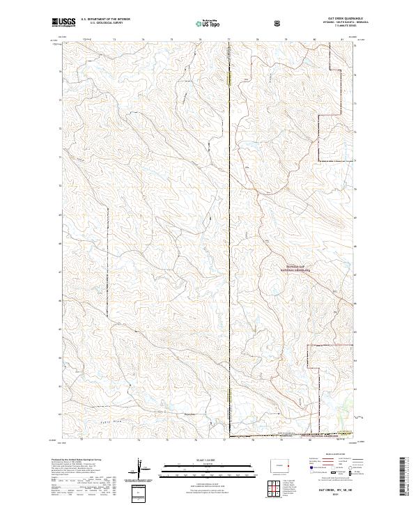 Oat Creek 2021 topographic map thumbnail
