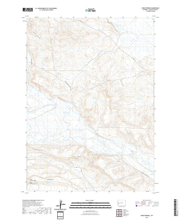 Onion Springs topographic map thumbnail