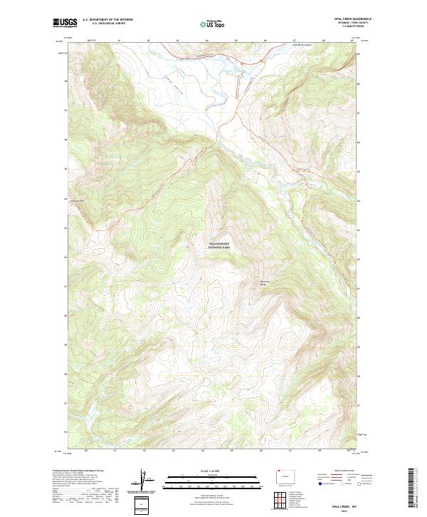 Opal Creek 2021 topographic map thumbnail