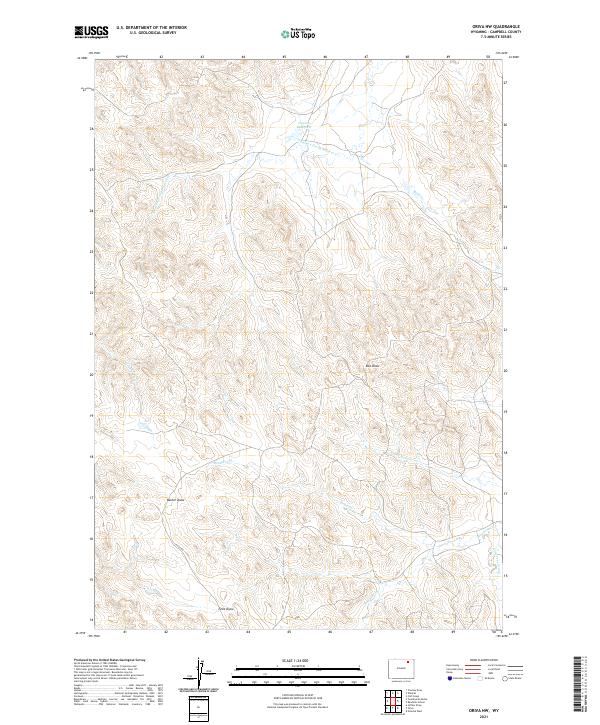 Oriva NW topographic map thumbnail