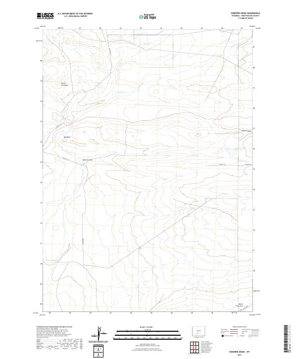 Osborne Draw 2021 topographic map thumbnail