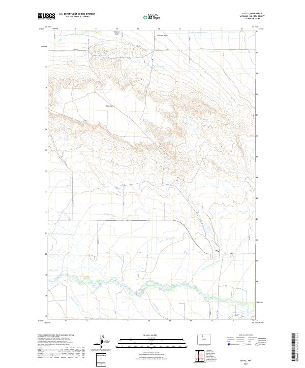 Otto topographic map thumbnail