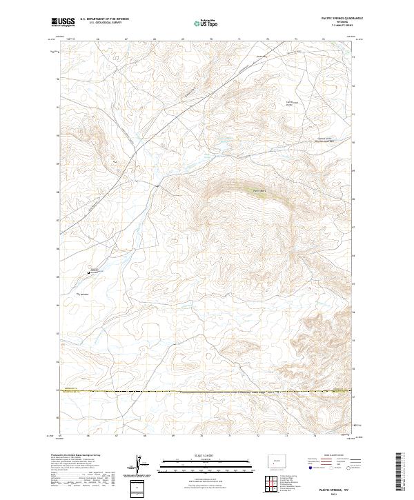 Pacific Springs topographic map thumbnail