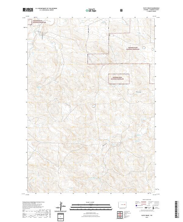 Patsy Draw topographic map thumbnail