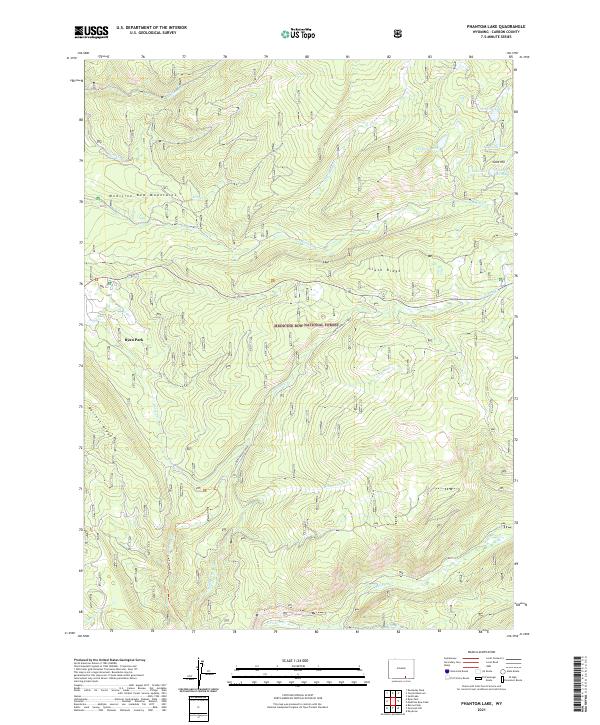 Phantom Lake 2021 topographic map thumbnail