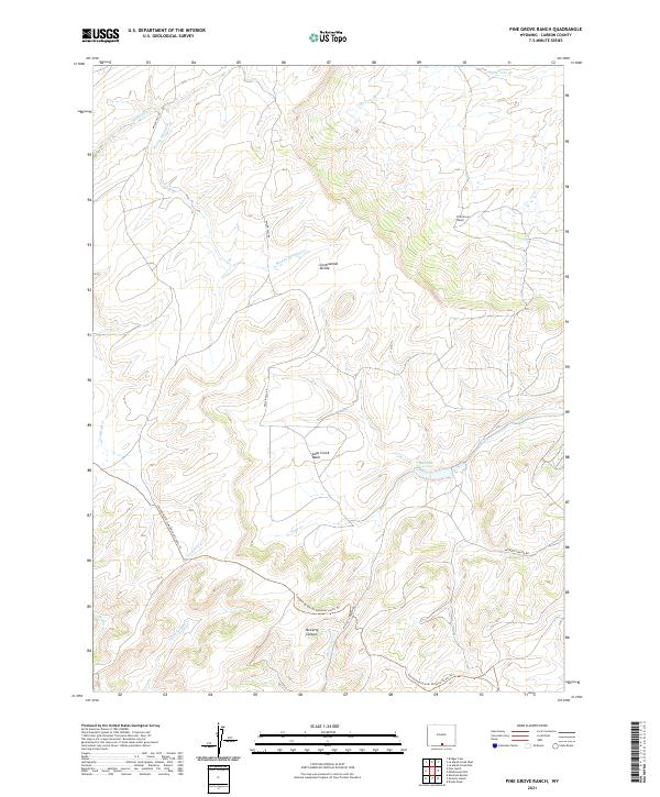 Pine Grove Ranch topographic map thumbnail