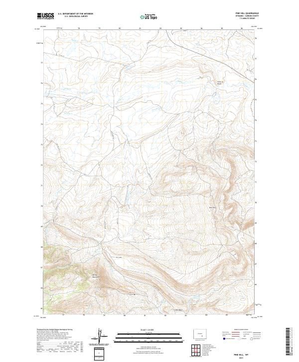 Pine Hill topographic map thumbnail