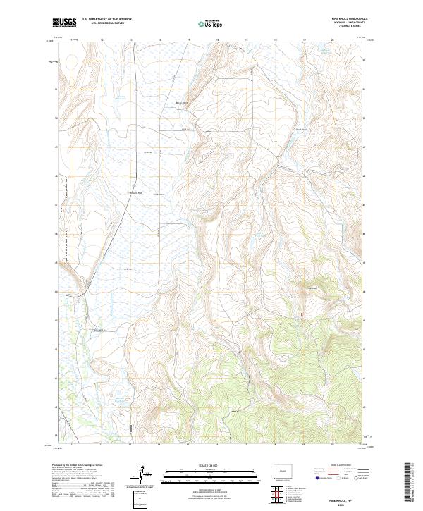Pine Knoll topographic map thumbnail