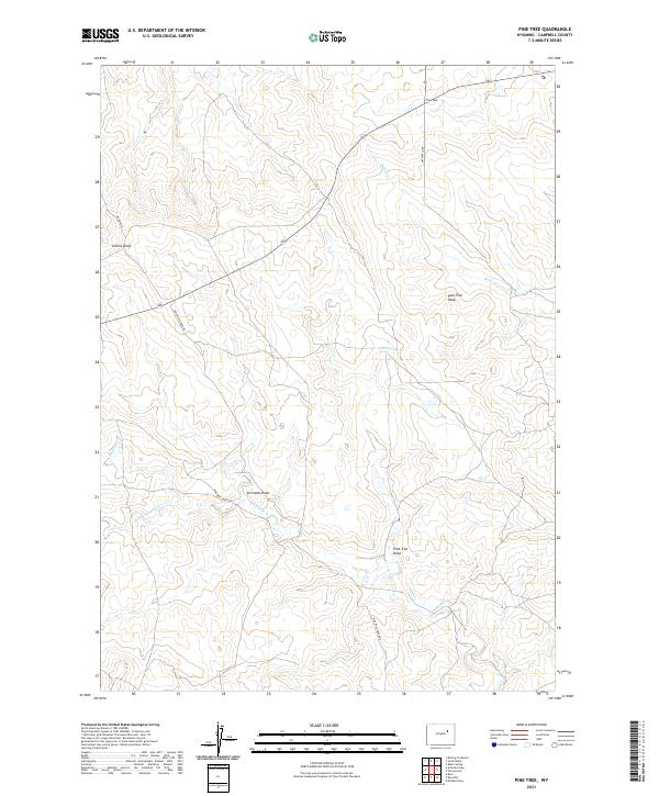 Pine Tree topographic map thumbnail
