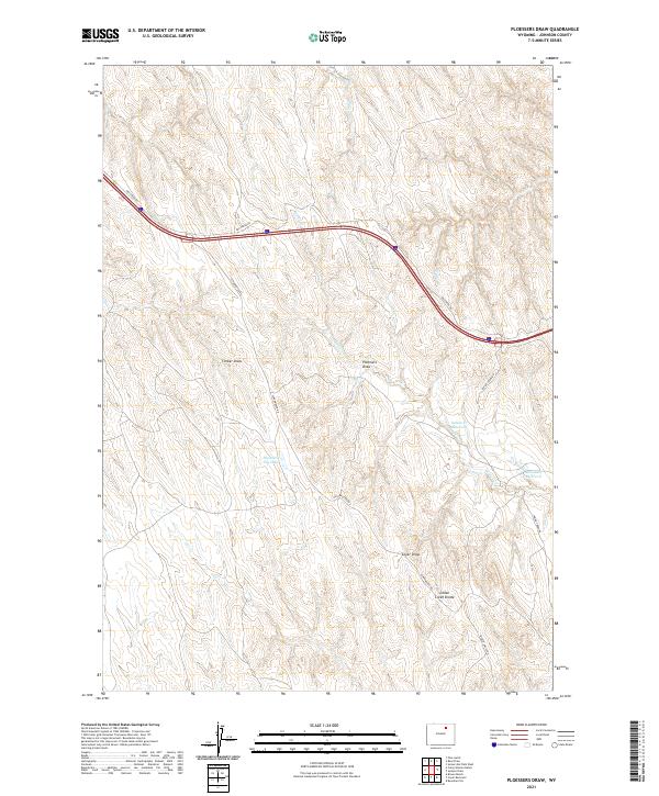 Ploessers Draw topographic map thumbnail