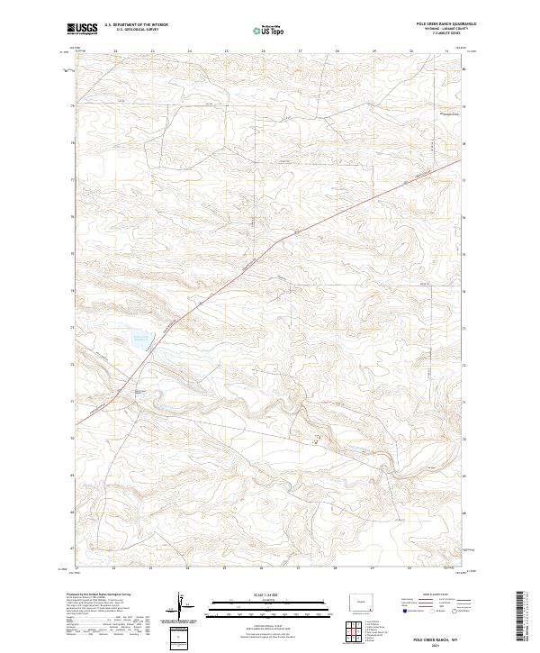 Pole Creek Ranch topographic map thumbnail