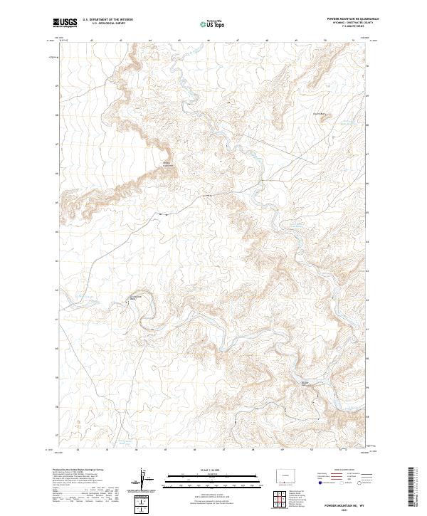 Powder Mountain NE topographic map thumbnail