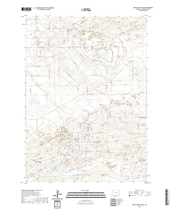 Pratts Soda Lakes topographic map thumbnail