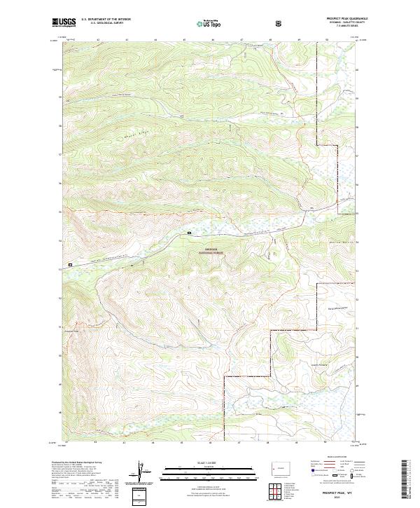 Prospect Peak topographic map thumbnail