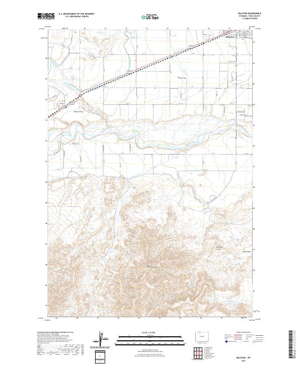 Ralston topographic map thumbnail