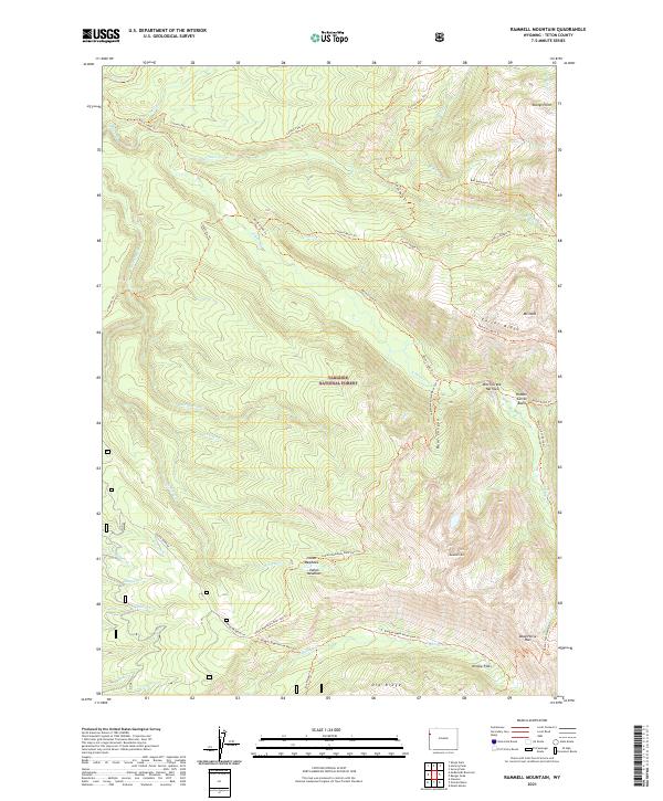 Rammell Mountain 2021 topographic map thumbnail