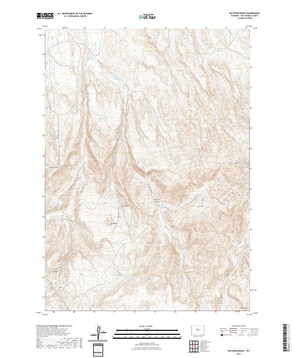 Rathbun Ranch topographic map thumbnail
