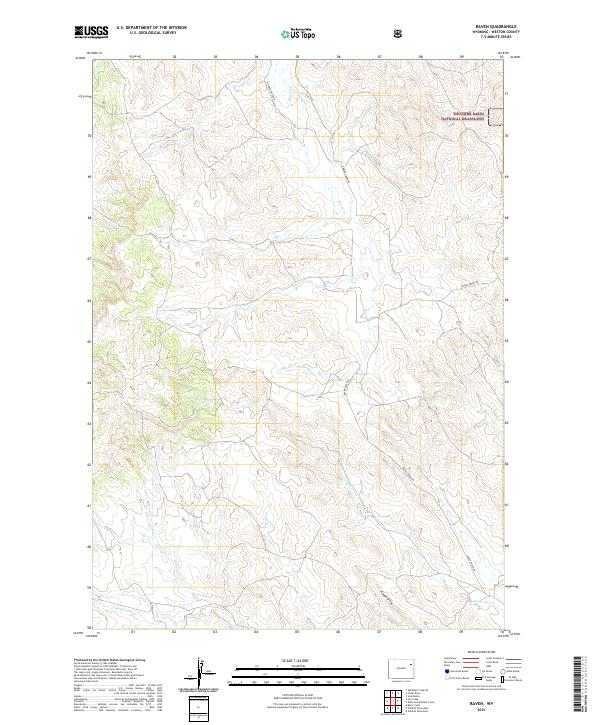Raven topographic map thumbnail