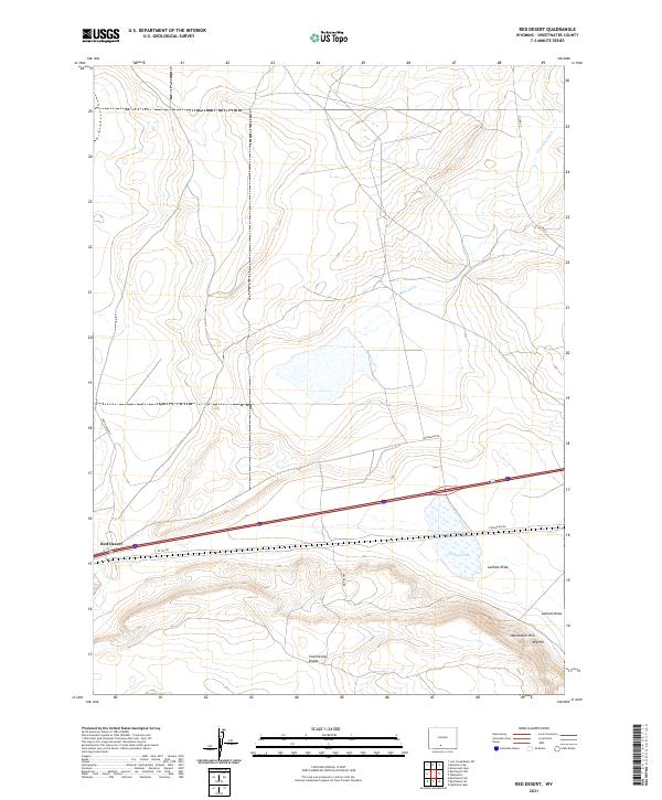 Red Desert 2021 topographic map thumbnail