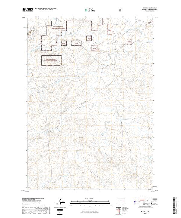 Red Hill topographic map thumbnail