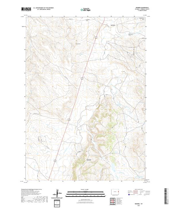 Redbird topographic map thumbnail