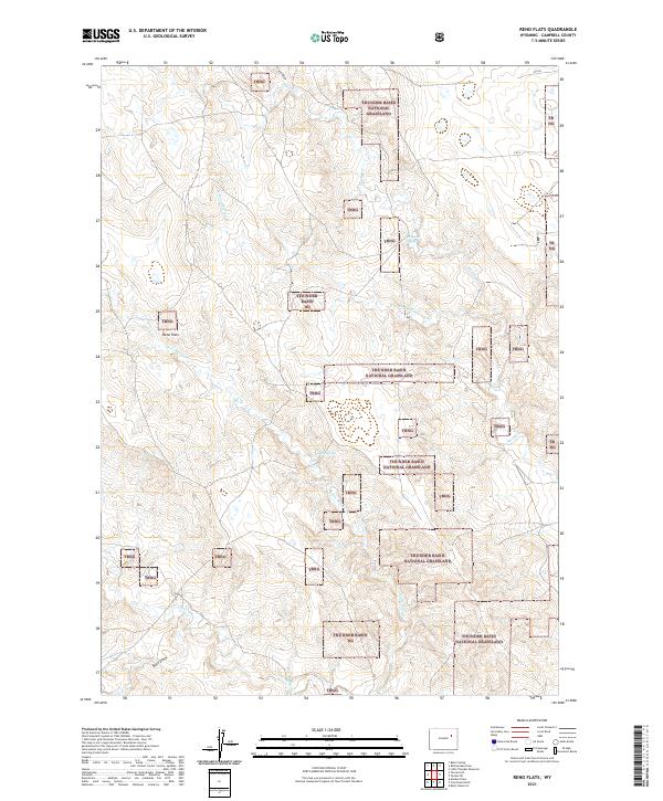 Reno Flats topographic map thumbnail