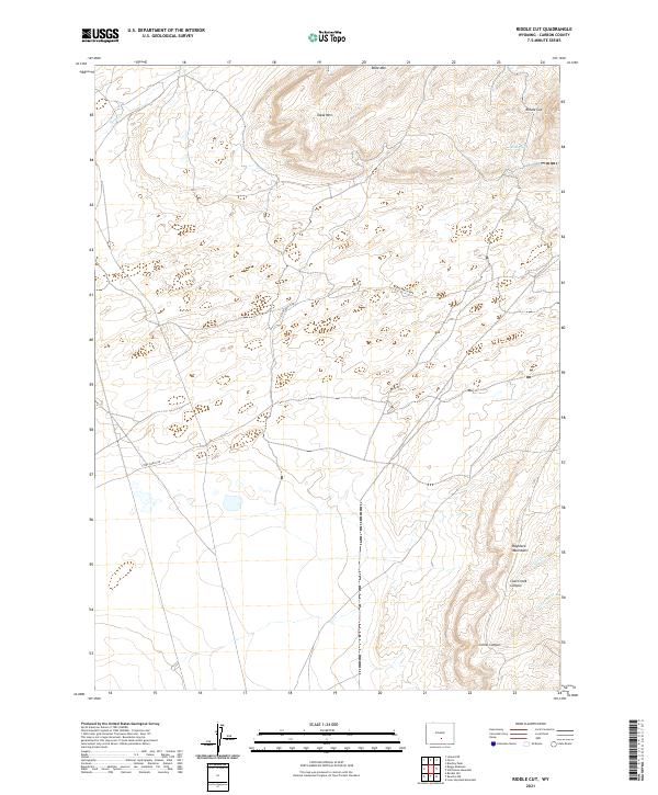 Riddle Cut topographic map thumbnail