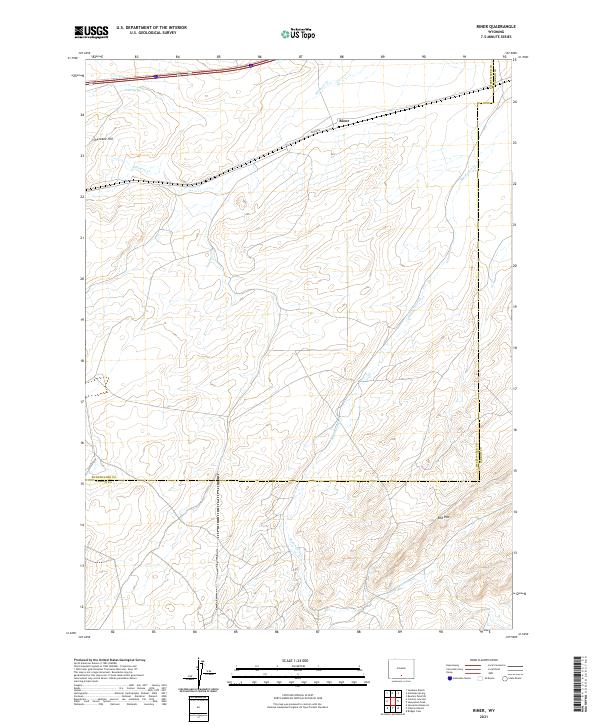 Riner topographic map thumbnail