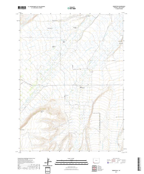 Robertson topographic map thumbnail