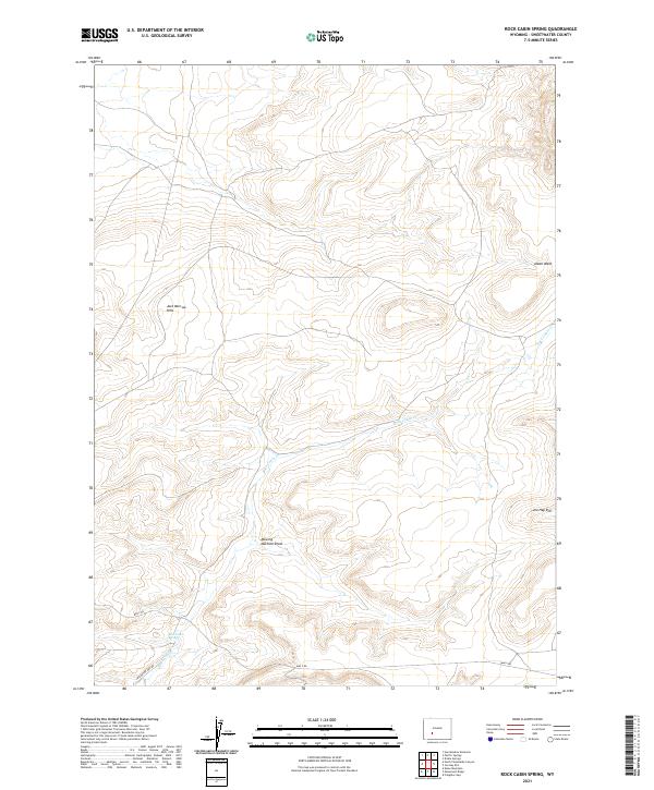 Rock Cabin Spring topographic map thumbnail