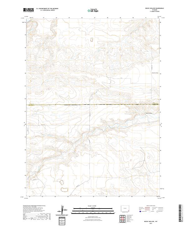Rocky Hollow topographic map thumbnail