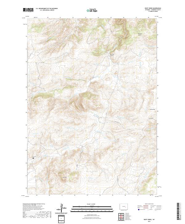 Root Creek 2021 topographic map thumbnail