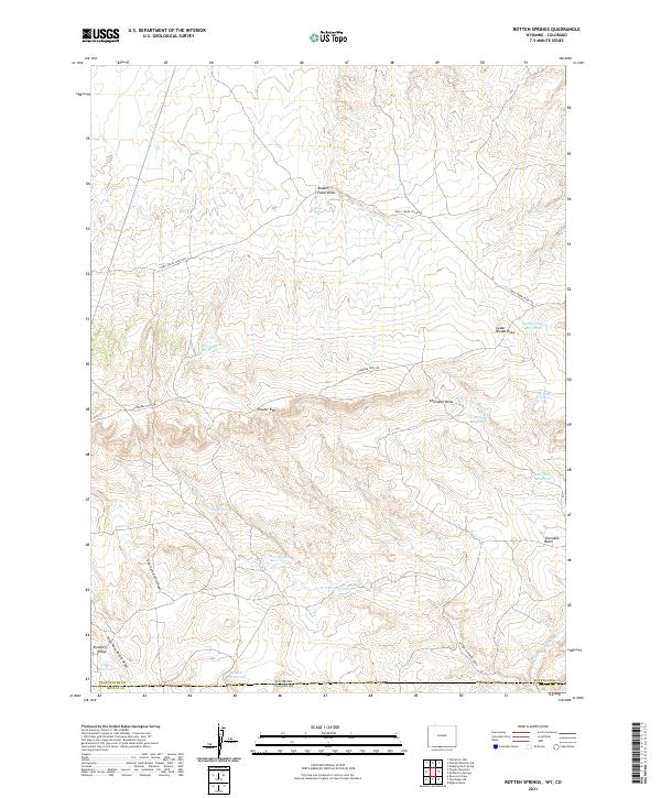 Rotten Springs topographic map thumbnail