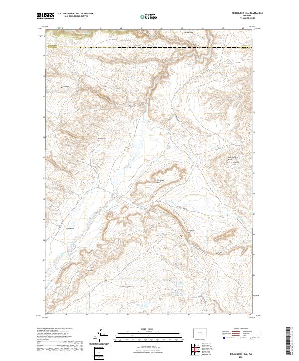 Roughlock Hill topographic map thumbnail