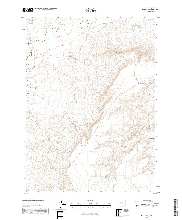Ruby Knolls topographic map thumbnail