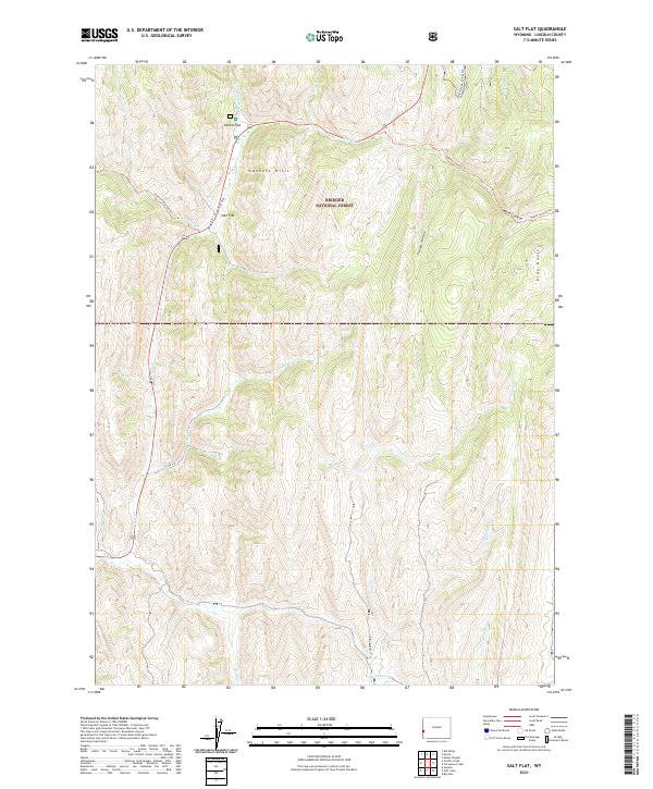 Salt Flat topographic map thumbnail