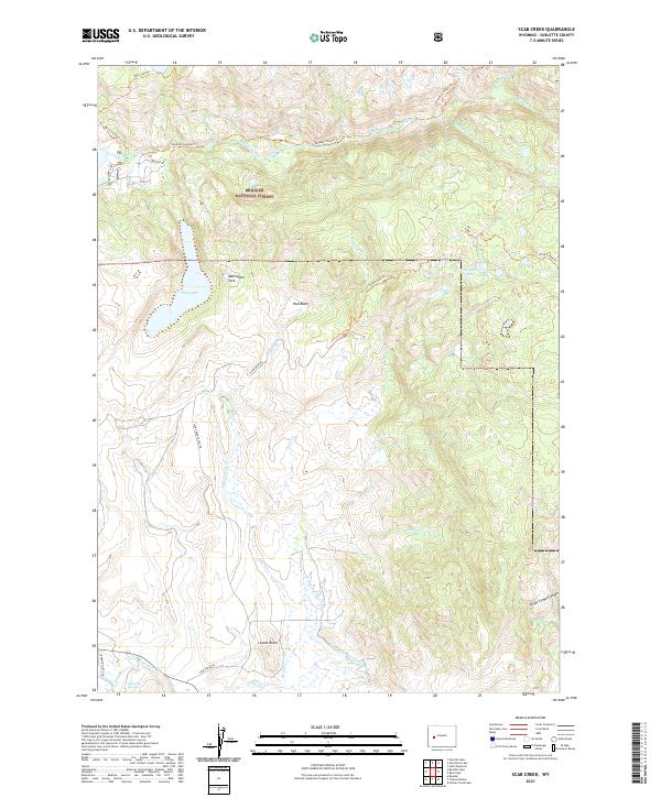 Scab Creek topographic map thumbnail