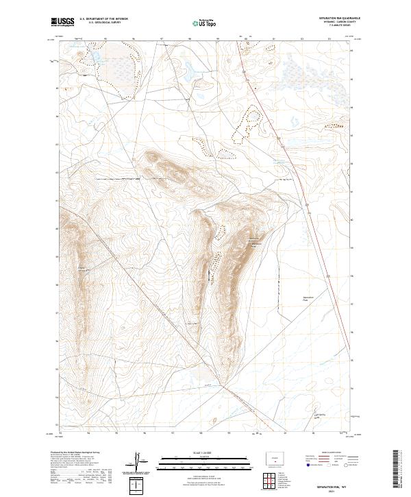 Separation Rim topographic map thumbnail