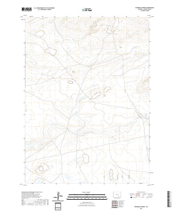 Sevenmile Spring topographic map thumbnail