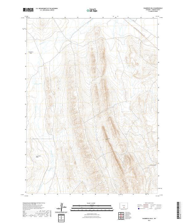 Shamrock Hills topographic map thumbnail