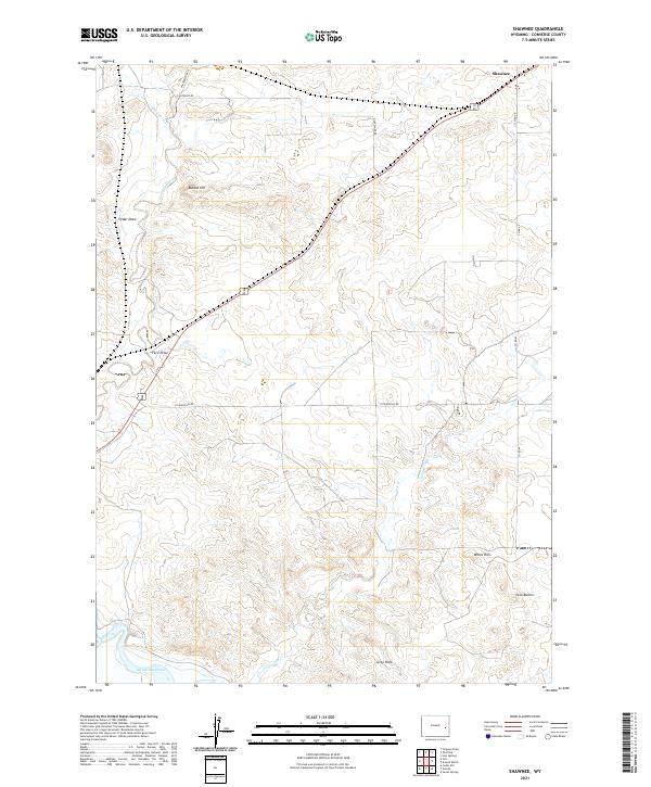 Shawnee topographic map thumbnail